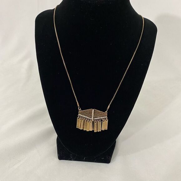 NWT J Crew Gold Necklace - Picture 2 of 5